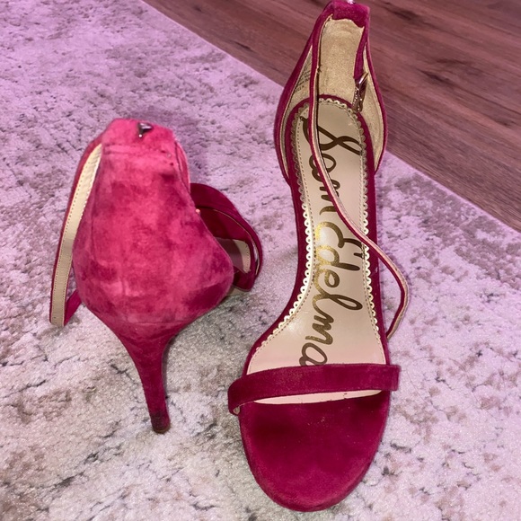 Suede Sam Edelman Heels - Picture 1 of 2